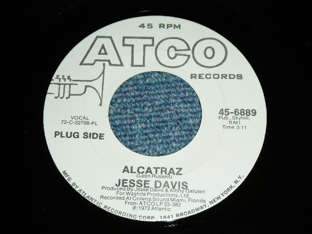 画像: JESSE ( ED ) DAVIS - ULULU  / 1972 US ORIGINAL WHITE LABEL PROMO Used 7" inch Single