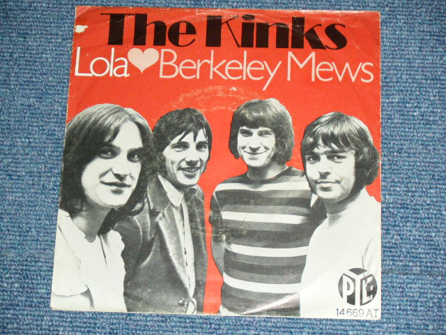 画像: THE KINKS - LOLA / 1970 WEST-GERMANY ORIGINAL Used 7"Single With PICTURE SLEEVE