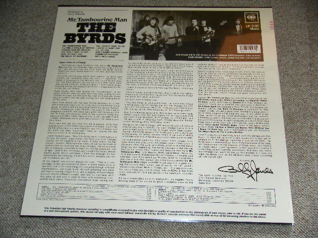 画像: BYRDS, THE - MR. TAMBOURINE MAN ( MONO Version )  / 2006 US REISSUE Brand New SEALED 180g MONO LP 