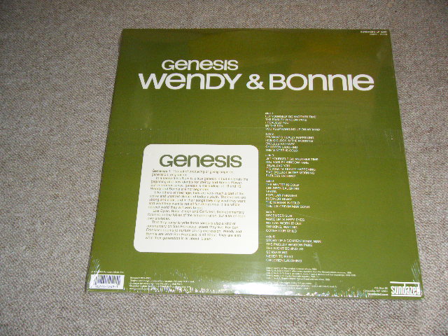 画像: WENDY & BONNIE - GENESIS  ( STEREO / MONO Version )  / 2008 US REISSUE Brand New SEALED 3-LP 