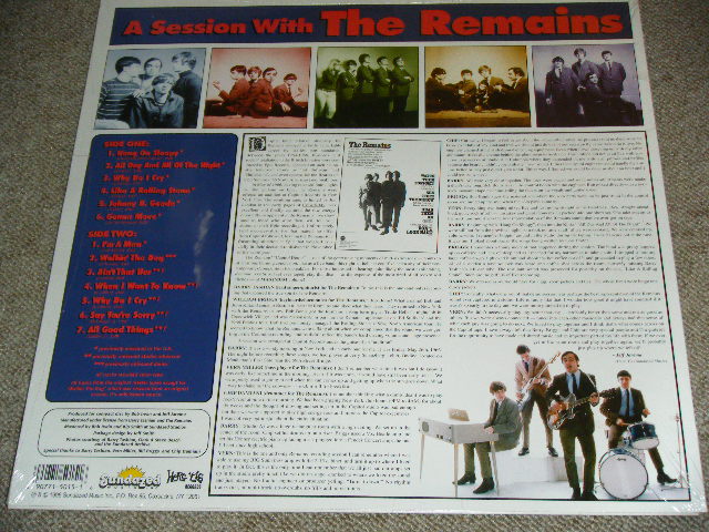 画像: THE REMAINS - A SESSION WITH (SEALED) / 1996 US AMERICA ORIGINAL "Brand New SEALED" LP