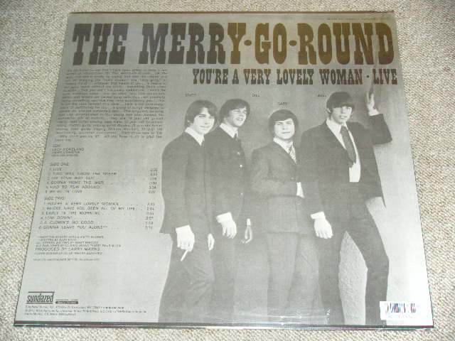 画像: THE MERRY-GO-ROUND - YOU'RE A VERY LOVELY WOMAN-LIVE / 2010 US REISSUE Brand New SEALED LP