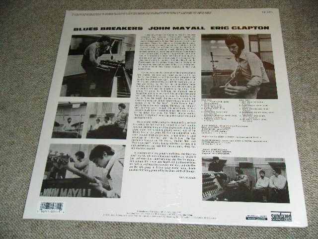画像: JOHN MAYALL and The BLUES BRAEKERS -  BLUES BRAEKERS With ERICK CLAPTON ( MONO EDITION )  / 2011 US REISSUE Brand New SEALED LP