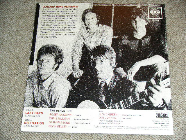 画像: THE BYRDS - A) LAZY DAYS : B) REPUTATION / 2007 US ORIGINAL Brand New 7" inch Single 