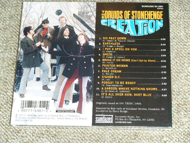 画像: THE DRUIDS OF STONEHENGE - CREATION / 2010 US REISSUE Brand New SEALED Limited CD