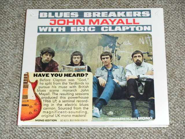 画像1: JOHN MAYALL and The BLUES BRAEKERS -  BLUES BRAEKERS With ERIC CLAPTON ( MONO EDITION )  / 2011 US REISSUE Brand New SEALED CD
