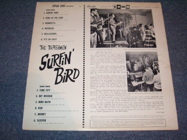 画像: THE TRASHMEN - SURFIN' BIRD ( Ex++/Ex+ ) / 1964 US ORIGINAL Mono LP
