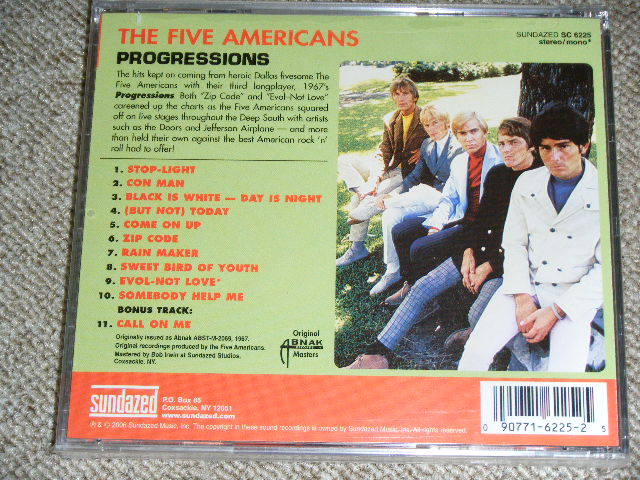 画像: THE FIVE AMERICANS -  PROGRESSIONS / 2006 US ORIGINAL Brand New SEALED CD