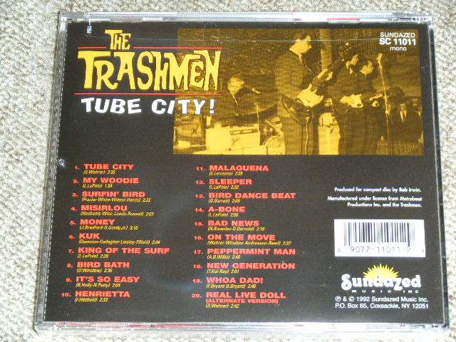 画像: THE TRASHMEN -  TUBE CITY : THE BEST OF  / 1992 US SEALED NEW CD