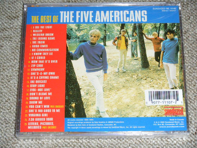 画像: THE FIVE AMERICANS -  THE BEST OF (SEALED) / 2003 US AMERICA ORIGINAL "Brand New SEALED" CD