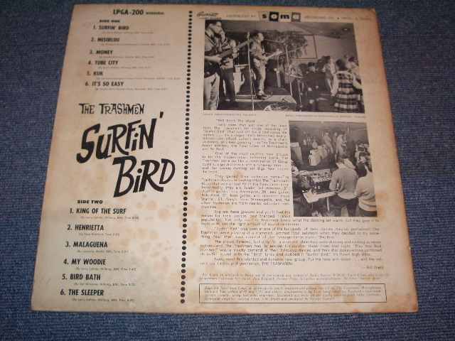 画像: THE TRASHMEN - SURFIN' BIRD ( VG++/Ex ,A-1 SCRATCHE) / 1964 US ORIGINAL Mono LP