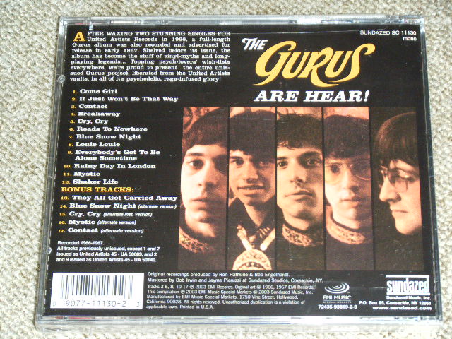 画像: THE GURUS - THE GURUS ARE HEAR!  / 2003 US SEALED CD 