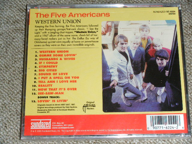 画像: THE FIVE AMERICANS -  WESTERN UNION  / 2006 US ORIGINAL Brand New SEALED CD
