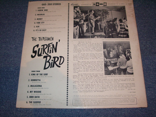 画像: THE TRASHMEN - SURFIN' BIRD ( Ex+/Ex++ ) / 1964 US ORIGINAL RARE STEREO Used LP