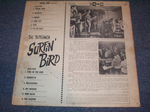 画像: THE TRASHMEN - SURFIN' BIRD ( Ex/Ex ) / 1964 US ORIGINAL Mono LP