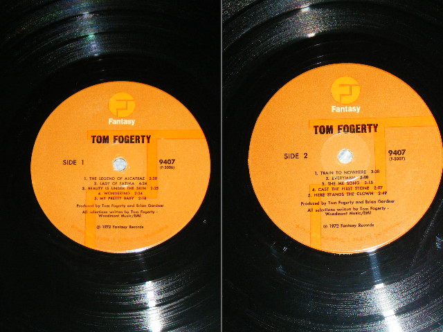 画像: TOM FROGERTY ( of CCR  CREEDENCE CLEARWATER REVIVAL) -  TOM FOGERTY (Matrix # A)F-3006/B)F-3007 : Ex++/Ex+++ )   / 1972 US ORIGINAL Used LP 