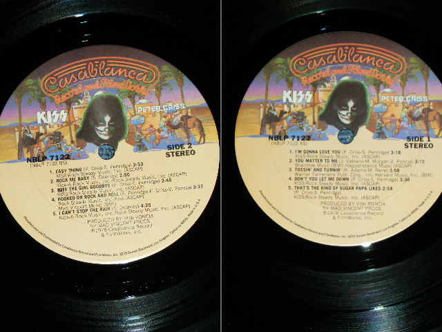 画像: PETER CRISS  - KISS  ( Ex+/Ex+++ ) / 1978 US ORIGINAL Used  LP  