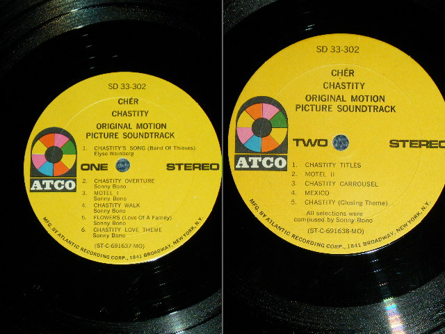画像: CHER ( of SONNY & CHER ) - CHASTITY  / 1969 US ORIGINAL Used  LP 