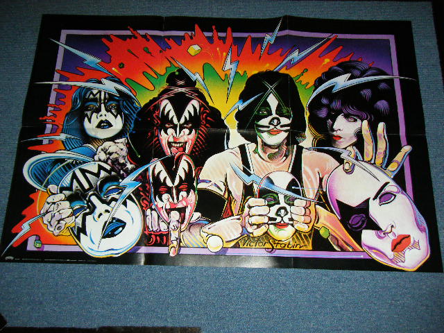 画像: KISS - UNMASKED ( MINT-/MINT- ) / 1980 US ORIGINAL Used LP With POSTER + GEAR! 