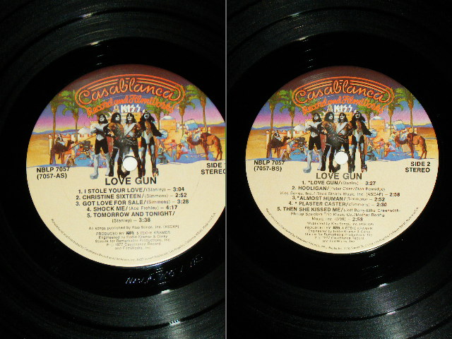 画像: KISS - LOVE GUN ( Ex+++/MINT- ) / 1977 US ORIGINAL Used LP With FLYER + GEAR! 
