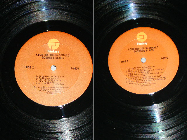 画像: COUNTRY JOE McDONALD - GOODBYE BLUES / 1977 US ORIGINAL Used LP 