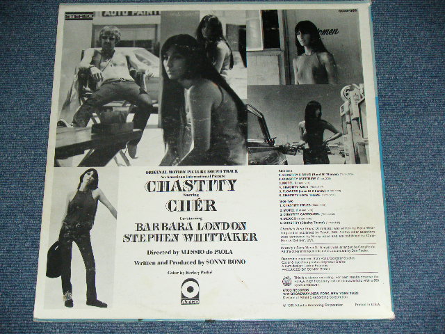 画像: CHER ( of SONNY & CHER ) - CHASTITY  / 1969 US ORIGINAL Used  LP 