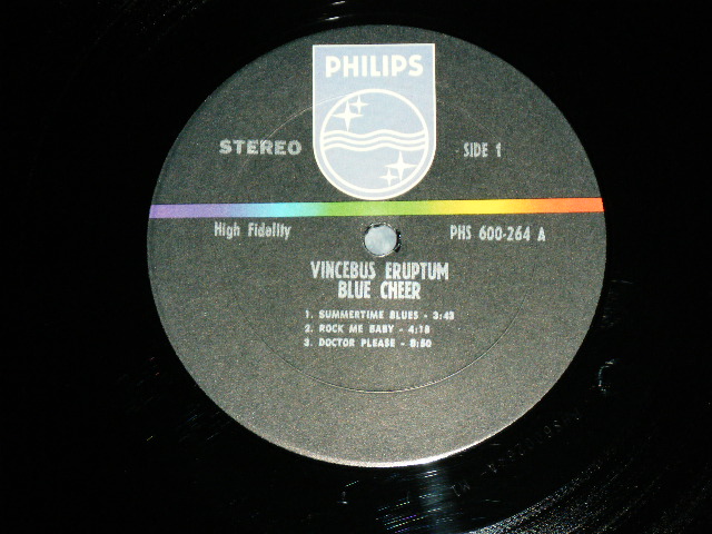 画像: BLUE CHEER -  VINCEBUS ERUPTUM ( Ex++/Ex+++ ) /  1968 US ORIGINAL "TEXTURED COVER" STEREO Used LP