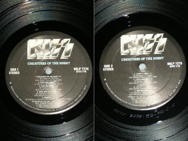 画像: KISS - CREATURES OF THE NIGHT ( MINT-/MINT- ) / 1982 US ORIGINAL Used LP With ORIGINAL INNER SLEEVE 