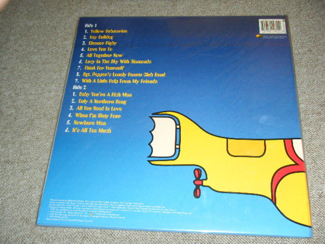 画像: THE BEATLES - YELLOW SUBMARINE SONGTRACK  / 1999 EUROPE ORIGINAL YELLOW WAX Vinyl Brand New  LP