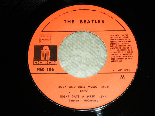 画像: THE BEATLES - 1965  / 1970's FRANCE Rissue Brand New DEAD STOCK 7" 45 rpm 4 tracks EP