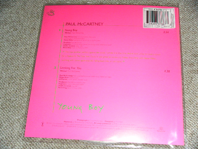 画像: PAUL McCARTNEY of THE BEATLES - YOUNG BOY / 1997 UK ORIGINAL PICTURE Disc Brand New 7" Single 