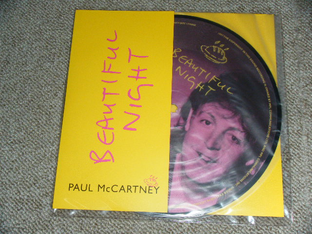 画像1: PAUL McCARTNEY of THE BEATLES - BEAUTIFUL NIGHT  / 1997 UK ORIGINAL PICTURE Disc Brand New 7" Single 