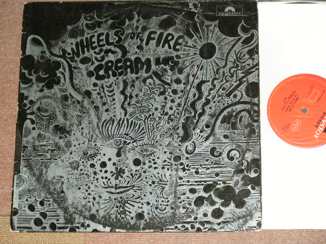 画像1: CREAM - WHEELS OF FIRE - LIVE AT FILLMORE  ( Matrix Number "TYPING STYLE"583040 A//1 ▽420 1 5 / 53040 B//1 ▽420 1 8: Ex-/Ex )  / 1968 UK ENGLAND ORIGINAL 1st PRESS FULL COATING Jacket STEREO  Used LP