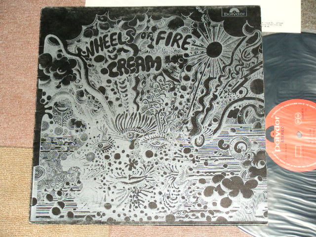 画像1: CREAM - WHEELS OF FIRE - LIVE AT FILLMORE  ( Matrix Number "TYPING STYLE"583040 A//1 ▽420 1 2 3  / 583040 B//1 ▽420 1 2 4 : Ex/MINT-  )  / 1968 UK ENGLAND ORIGINAL 2nd PRESS NON COATING Jacket STEREO  Used LP