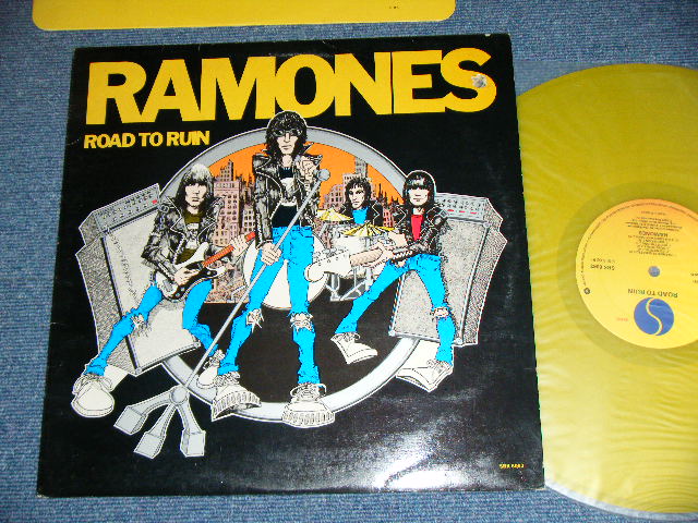 画像1: RAMONES  -  ROAD TO RUIN ( Ex+/Ex+++ ) / 1978 UK ENGLAND ORIGINAL 'YELLOW WAX Vinyl' Used LP 