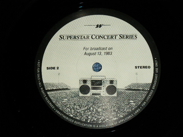 画像: STRAY CATS - SUPERSTAR CONCERT SERIES  ( 1983.8.12..on Air RADIO SHOW ) / 1983 US ORIGINAL LP 