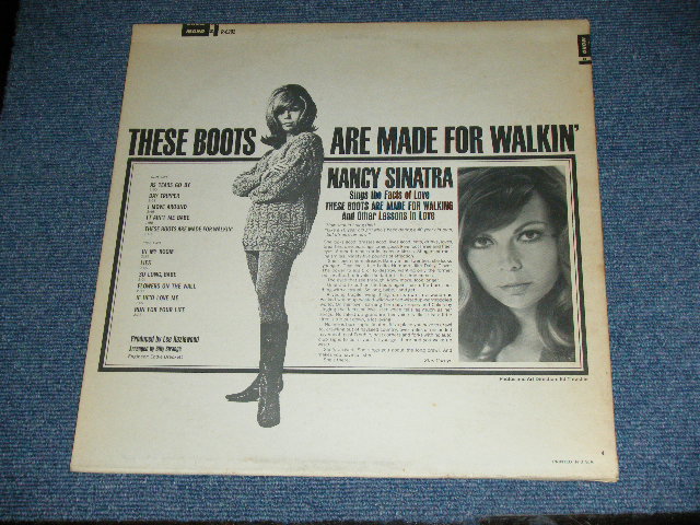 画像: NANCY SINATRA - BOOTS (Ex-/Ex+++) / 1966 US AMERICA ORIGINAL "MULTI COLOR Label" MONO Used LP 