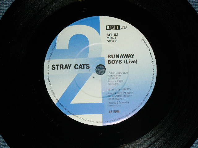 画像: STRAY CATS - BRING IT BACK AGAIN ( With POST CARDS : MINT-/MINT- ) / 1989 UK ENGLAND ORIGINAL Used 7" Single 