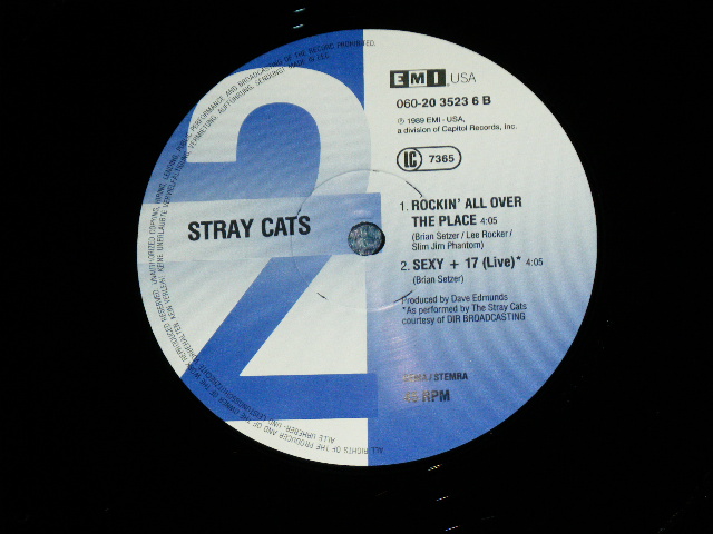 画像: STRAY CATS -  GENE AND EDDIE / 1989 GERMAN ORIGINAL Used 12" 