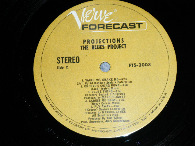 画像: THE BLUES  PROJECT - PROJECTIONS  ( Ex++/Ex++ ) / 1967 US ORIGINAL STEREO 2nd Press "FTS-3008 : Re-1" Used LP 