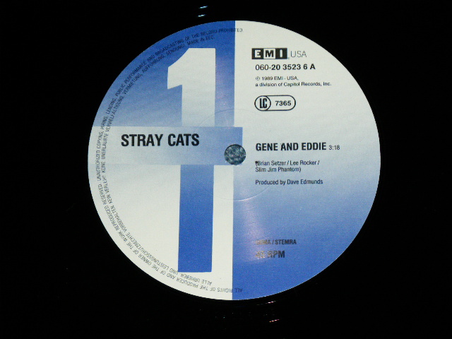 画像: STRAY CATS -  GENE AND EDDIE / 1989 GERMAN ORIGINAL Used 12" 