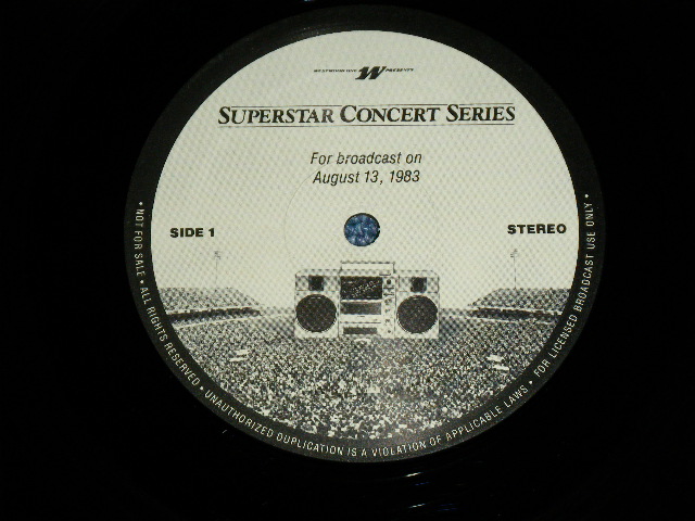 画像: STRAY CATS - SUPERSTAR CONCERT SERIES  ( 1983.8.12..on Air RADIO SHOW ) / 1983 US ORIGINAL LP 