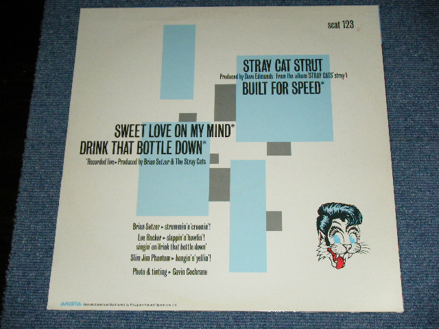 画像: STRAY CATS -  STRAY CAT STRUT / 1983 UK ENGLAND  ORIGINAL Used 12" 