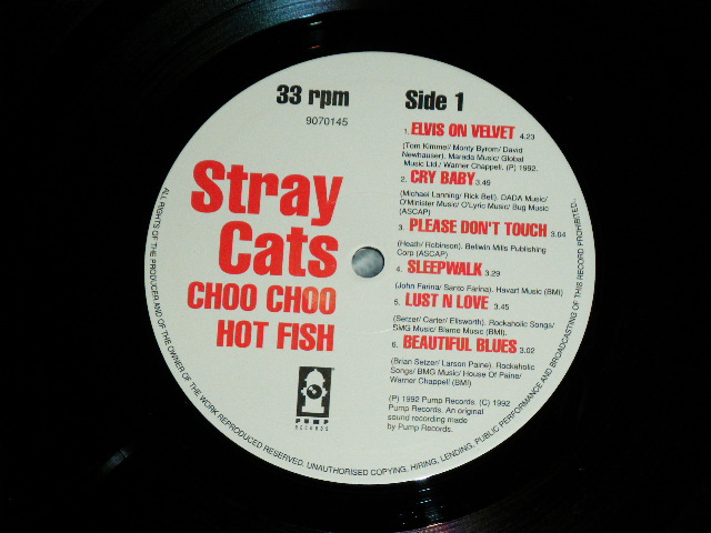 画像: STRAY CATS - CHOO CHOO HOT FISH ( Ex+++/MINT- ) / 1992 UK ENGLAND ORIGINAL Used  10" LP 