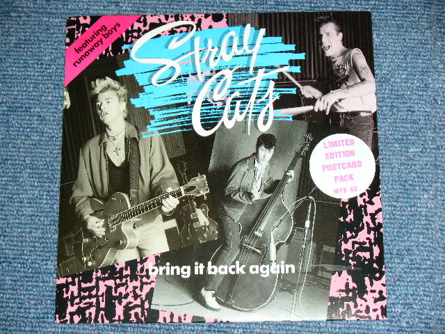 画像: STRAY CATS - BRING IT BACK AGAIN ( With POST CARDS : MINT-/MINT- ) / 1989 UK ENGLAND ORIGINAL Used 7" Single 