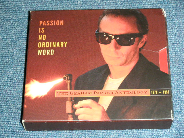 画像1: GRAHAM PARKER - PASSION IS NO ORDINARY WORD : THE GRAHAM PARKER ANTHOLOGY 1976-1991  / 1993 US ORIGINAL Used 2 CD'S Box set With BOOKLET 