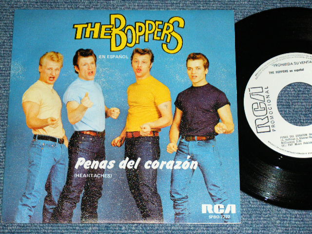 画像1: THE BOPPERS - HEARTACHES  / 1980 SPAIN ORIGINAL White Label PROMO Used 7" Single