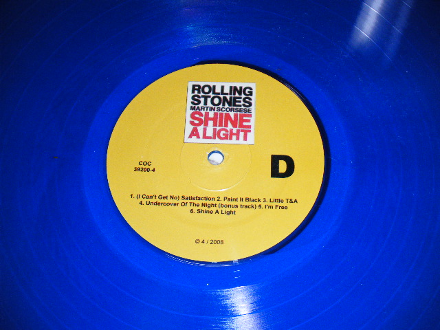 画像: The ROLLING STONES - SHINE A LIGHT / EUROPE ORIGINAL LIMITED Press BLUE WAX Vinyl Brand New 2 LP's 