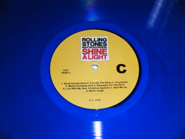 画像: The ROLLING STONES - SHINE A LIGHT / EUROPE ORIGINAL LIMITED Press BLUE WAX Vinyl Brand New 2 LP's 