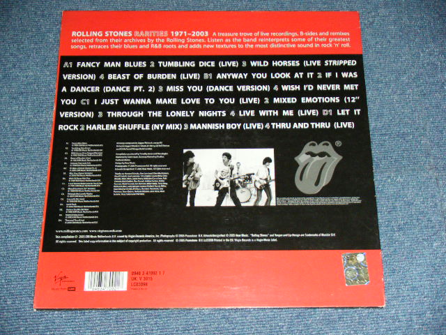 画像: ROLLING STONES -RARITIES 1971-2003  / 2005 ENGLAND EUROPE ORIGINAL Limited  Brand New 2-LP's Set 